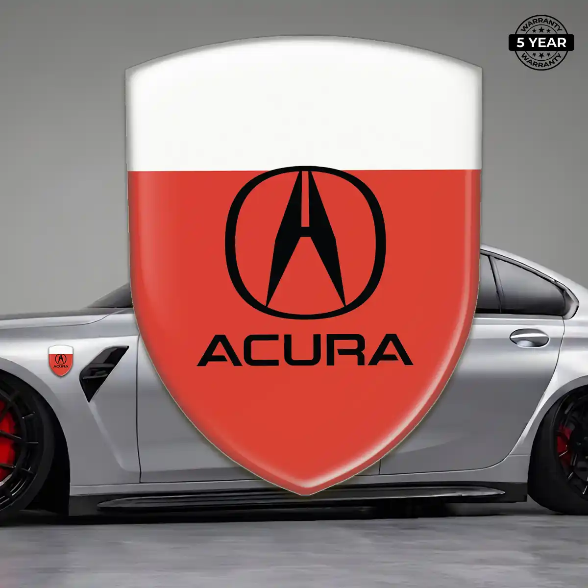 Acura Self Adhesive Emblem Sticker Sleek Style