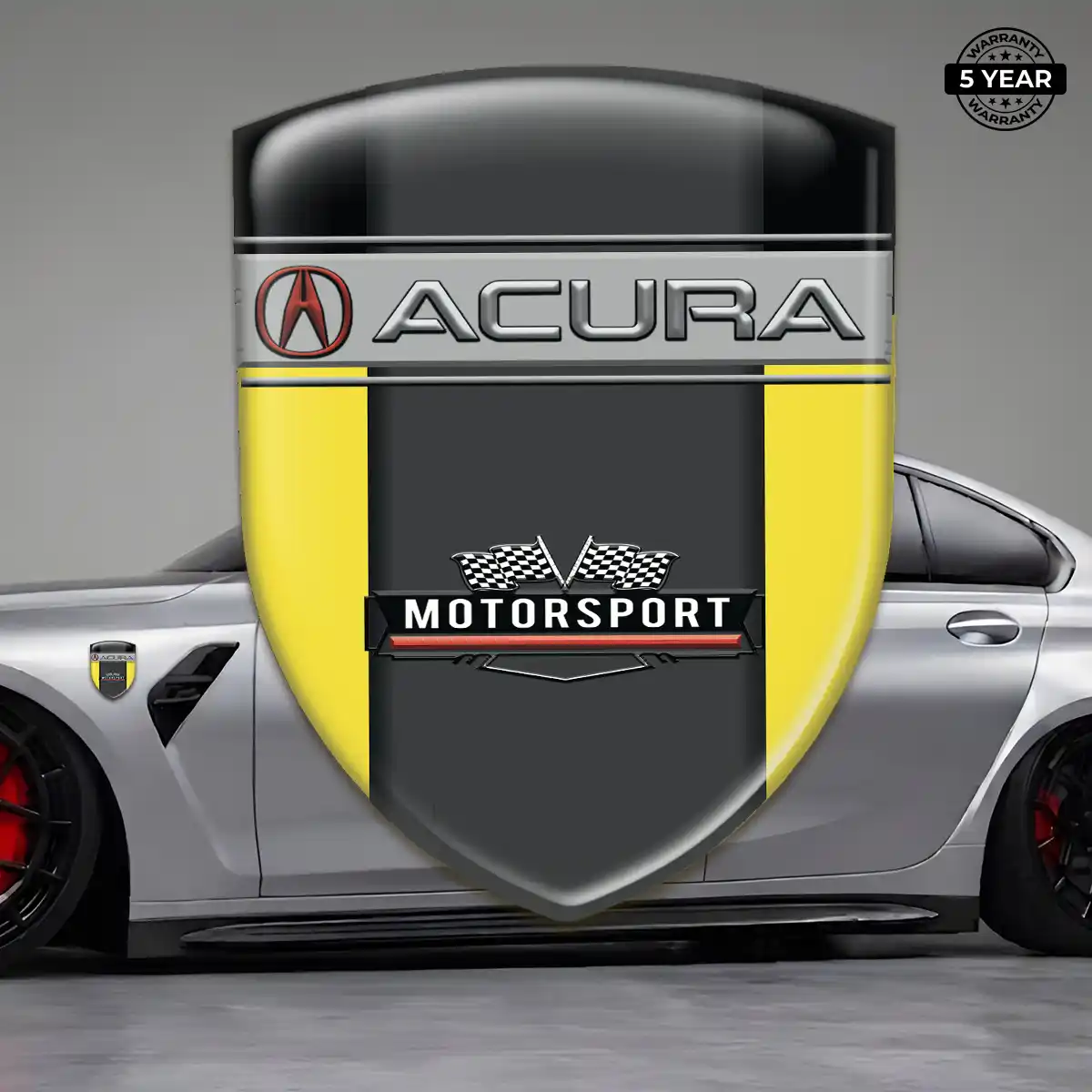 Acura Silicone Badge Elite Finish