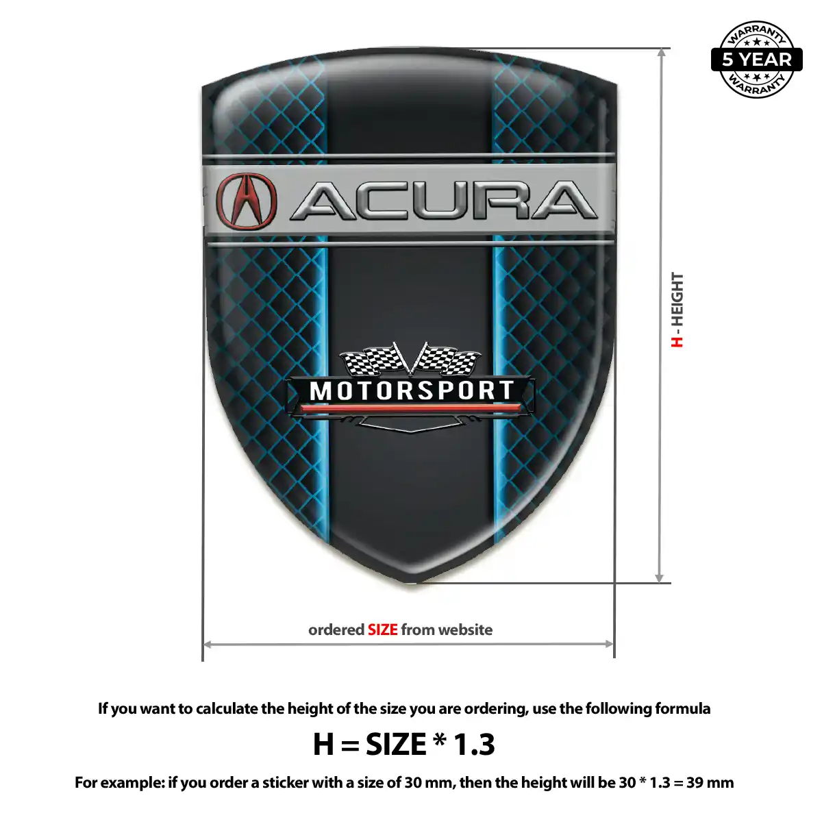 Acura Silicone Badge Exclusive Series