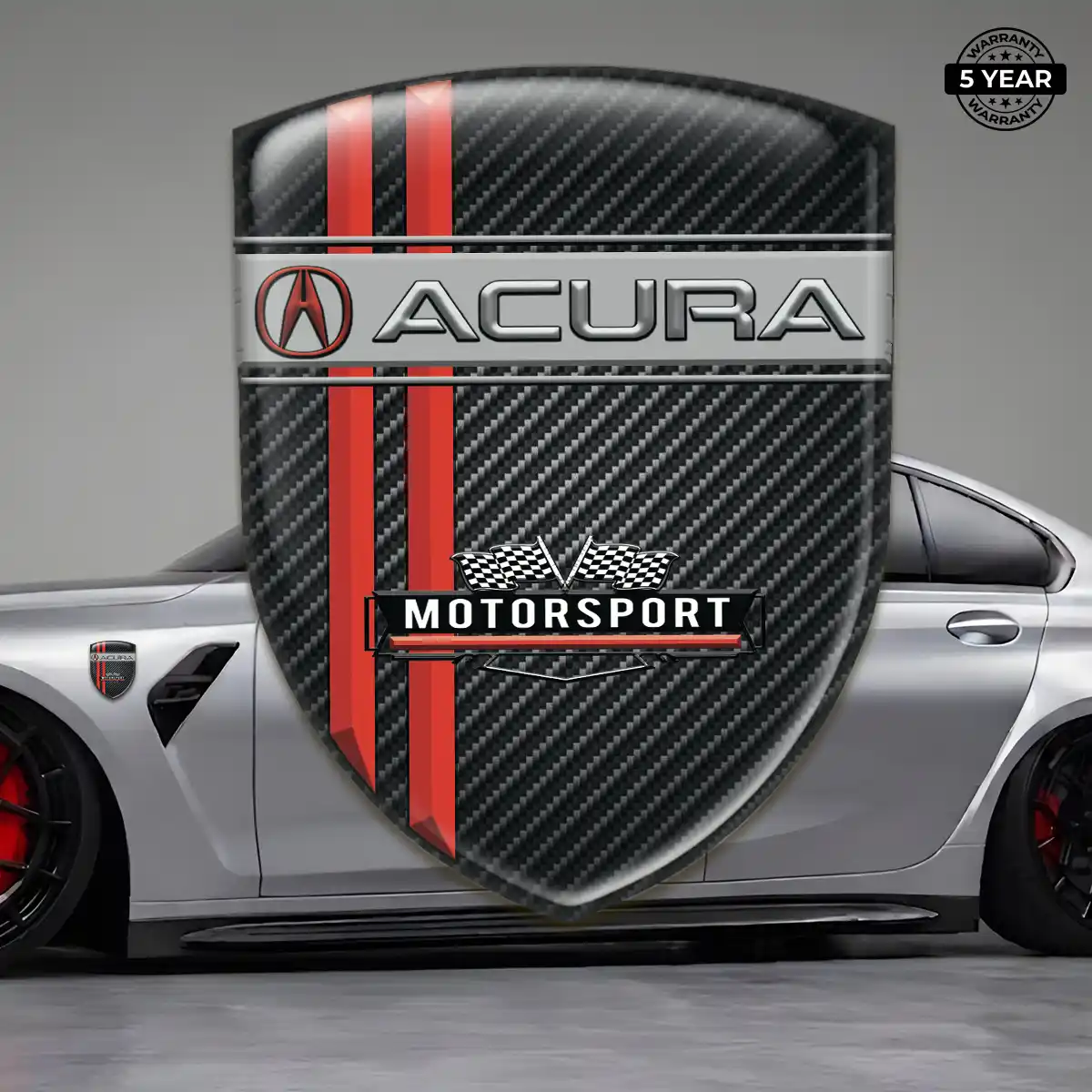 Acura Silicone Sticker Refined Design