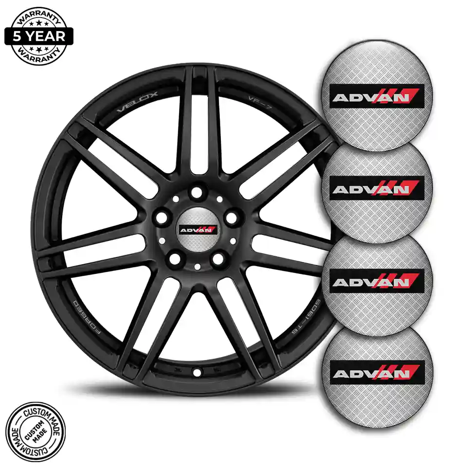 Advan Badge Emblems Center Cap Stylish Design