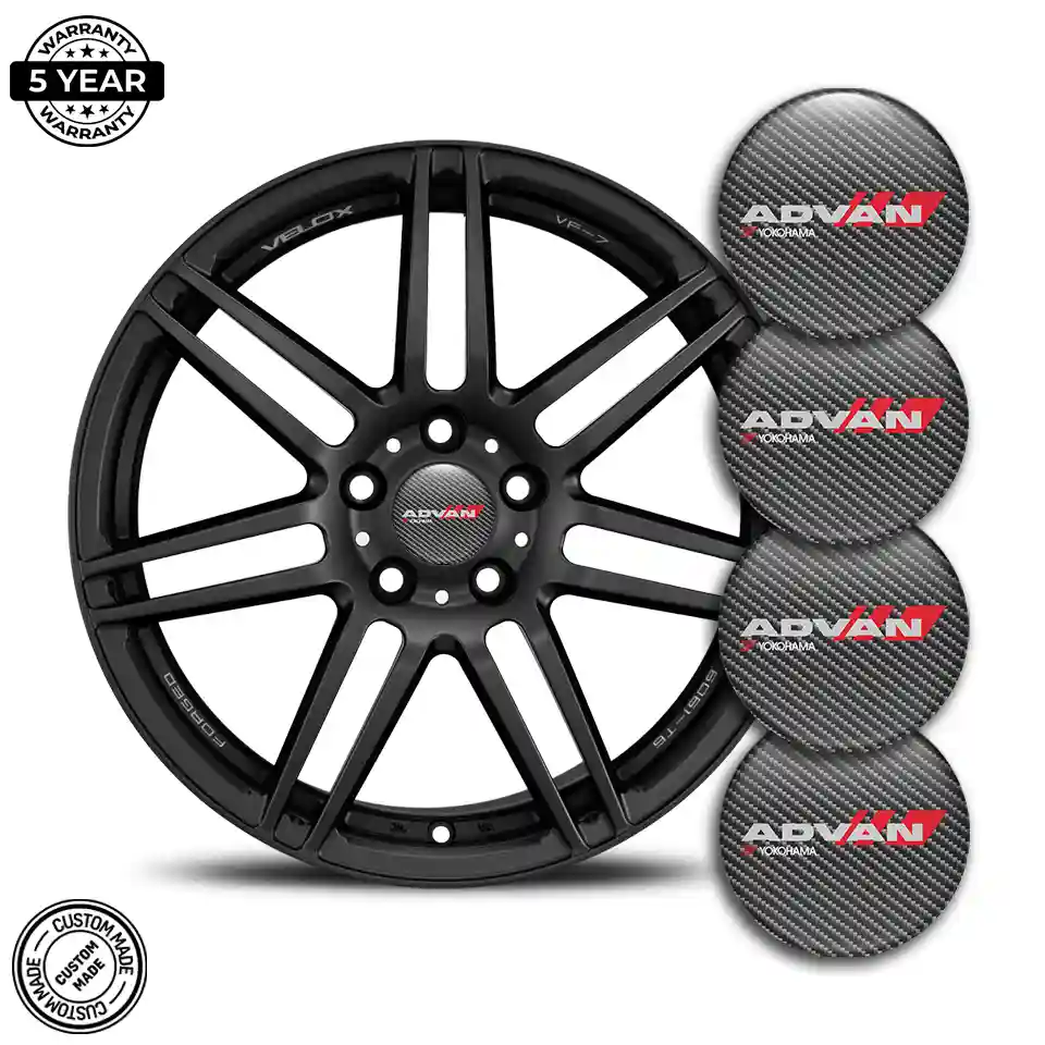 Advan Domed Emblem Self-Adhesive Premium Quality