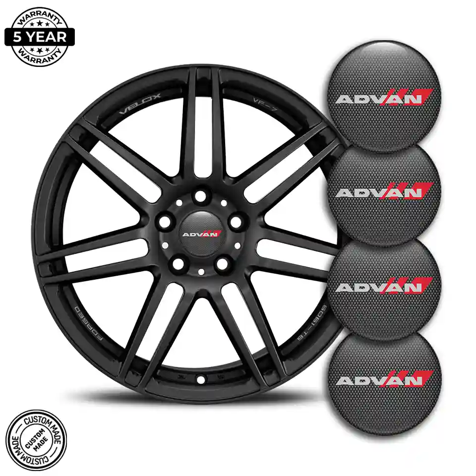Advan Domed Sticker Self-Adhesive Premium Quality