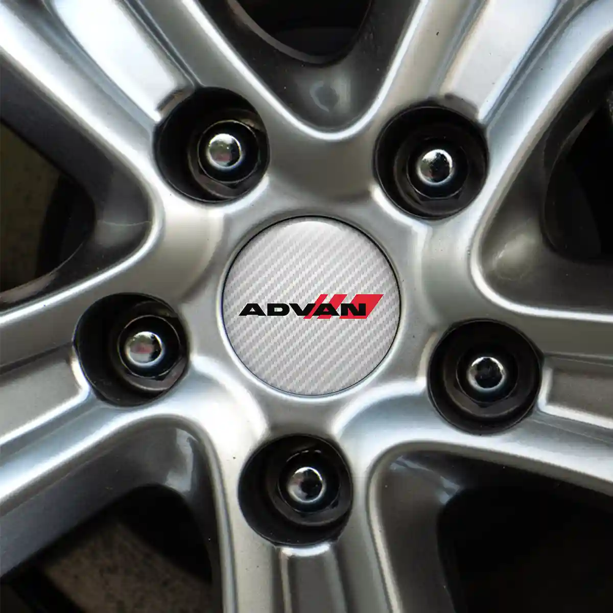 Advan Logo Silicone Badge High Quality