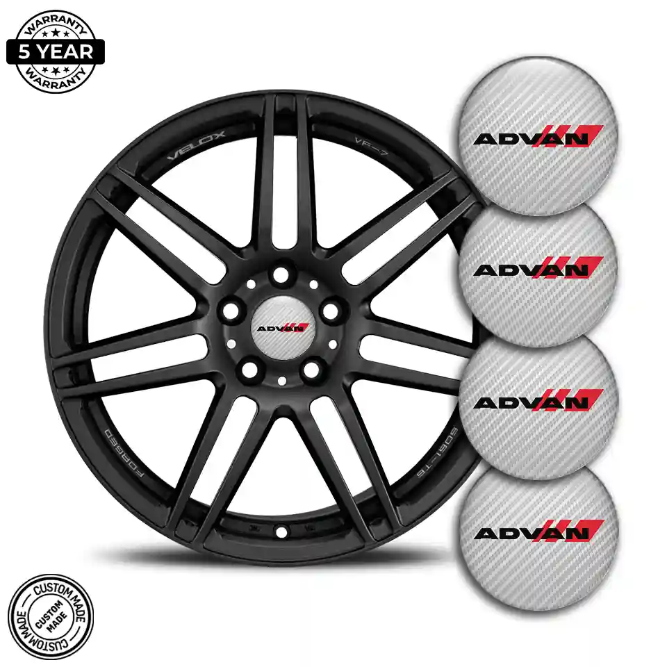 Advan Logo Silicone Badge High Quality