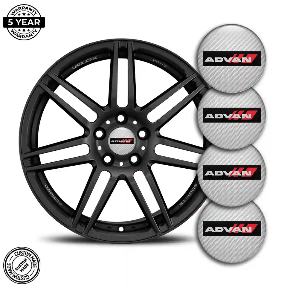 Advan Logo Silicone Badge Self-Adhesive Premium Quality