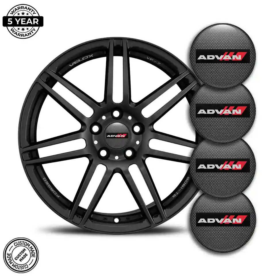 Advan Logo Silicone Badge Self-Adhesive Stylish Design