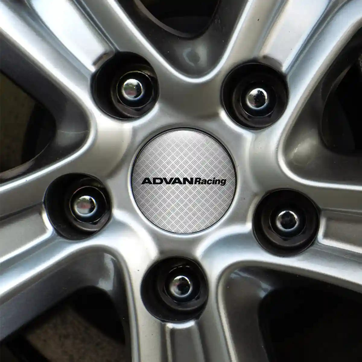 Advan Logo Silicone Emblem Premium Quality