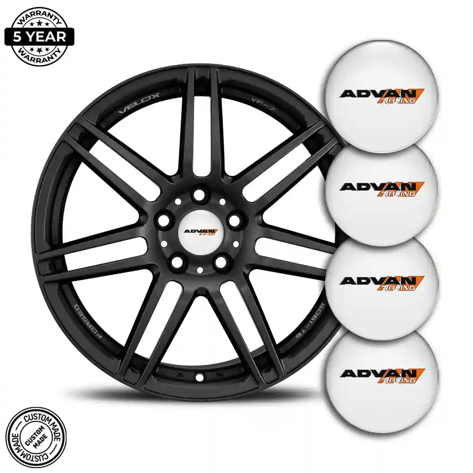 Advan Silicone Emblem Self-Adhesive Premium Quality