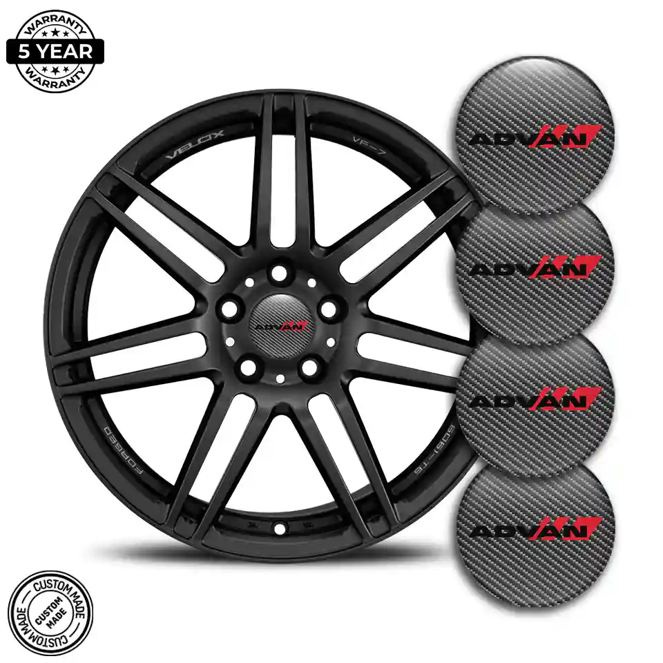 Advan Wheel Emblems Premium Edition
