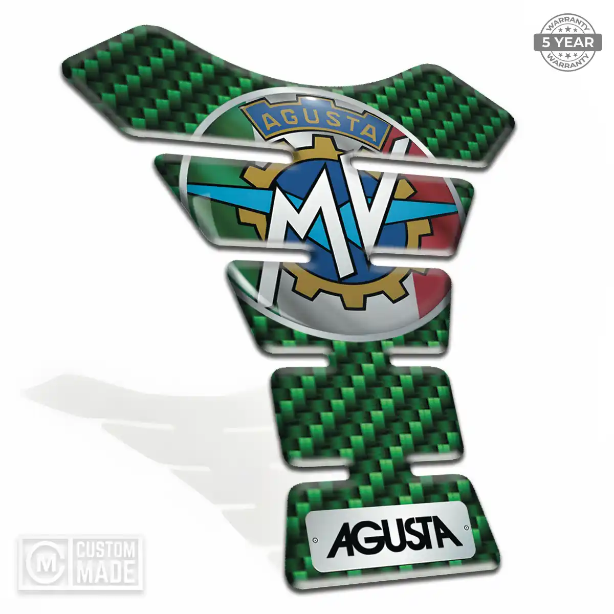 Agusta 3D Domed Tank Pad Elite Finish