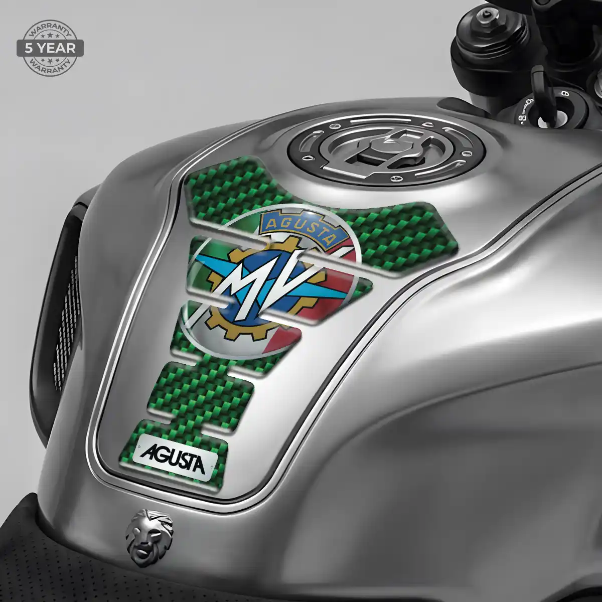 Agusta 3D Domed Tank Pad Elite Finish