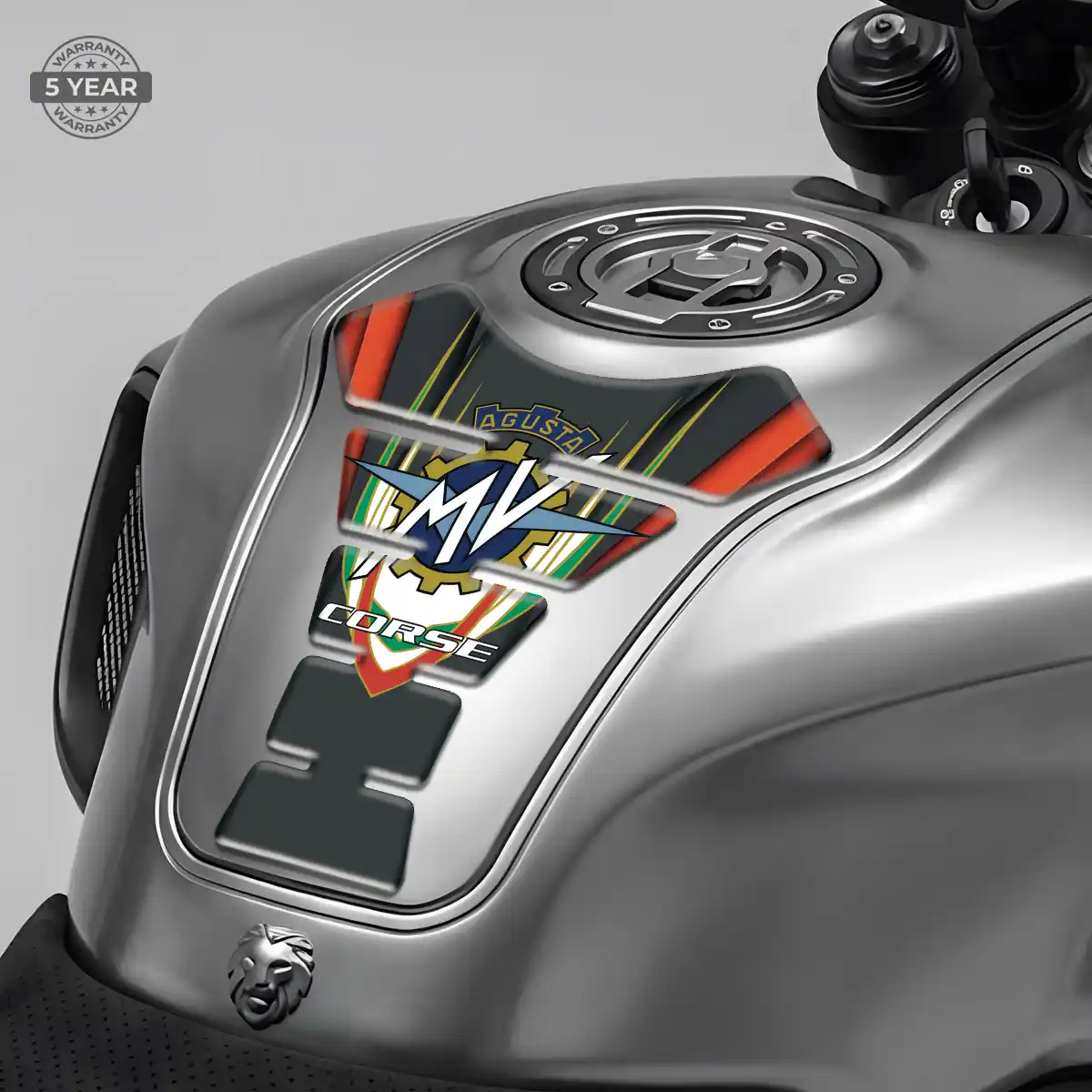 Agusta 3D Domed Tank Pad Refined Design