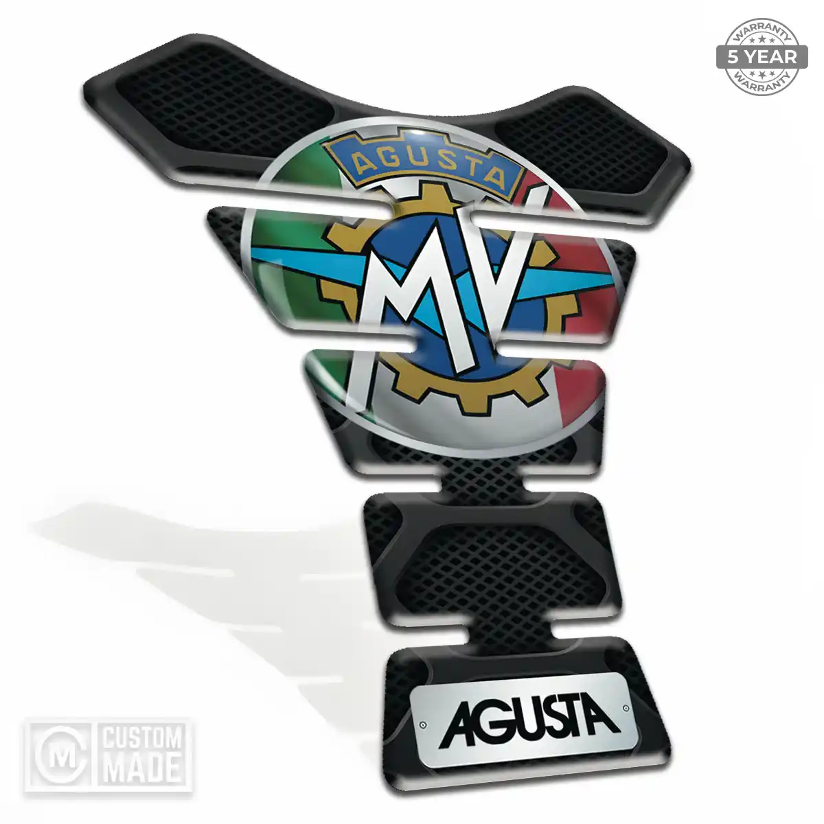 Agusta 3D Domed Tank Pad Sleek Style