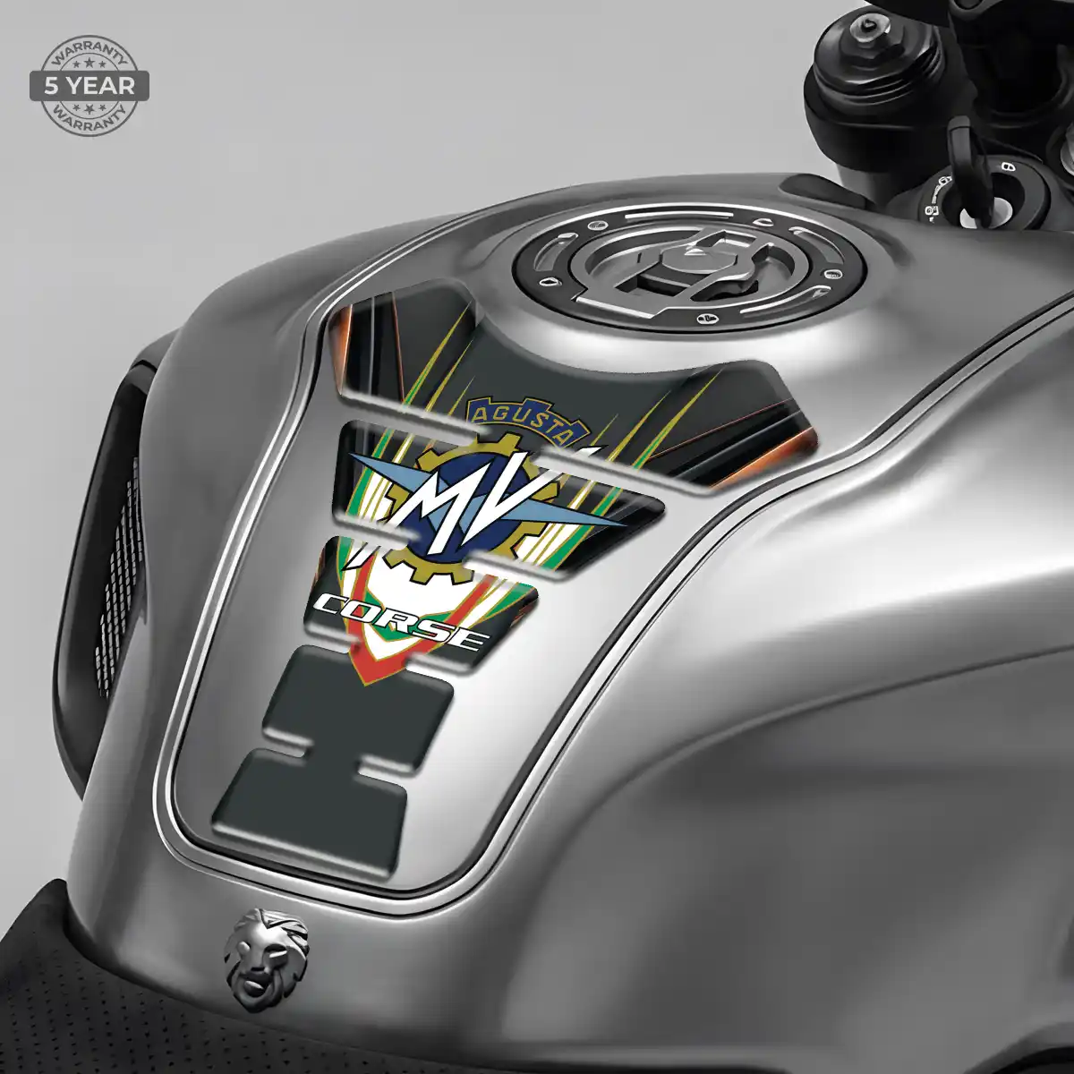 Agusta 3D Gel Tank Pad Refined Design