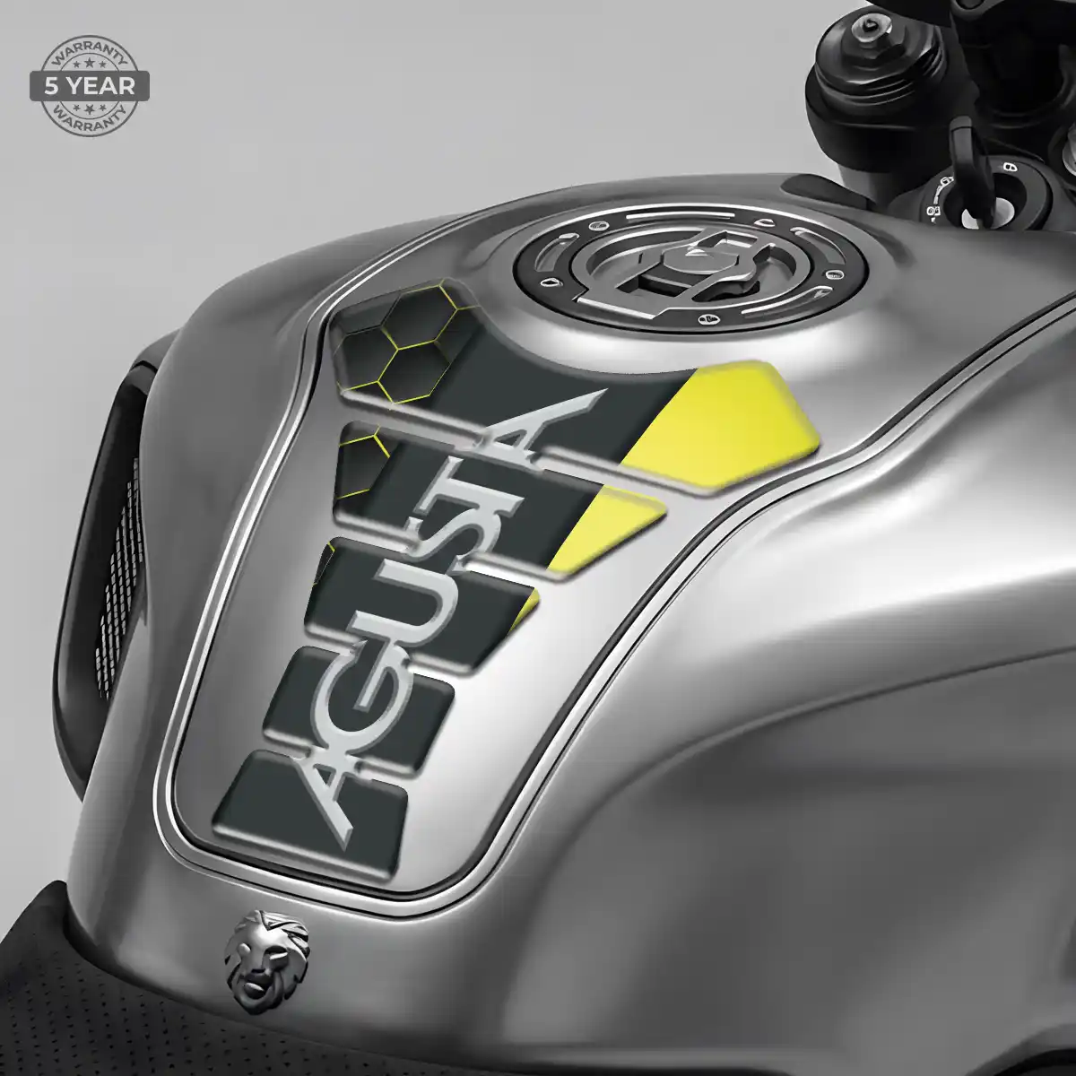 Agusta 3D Gel Tank Pad Sleek Style