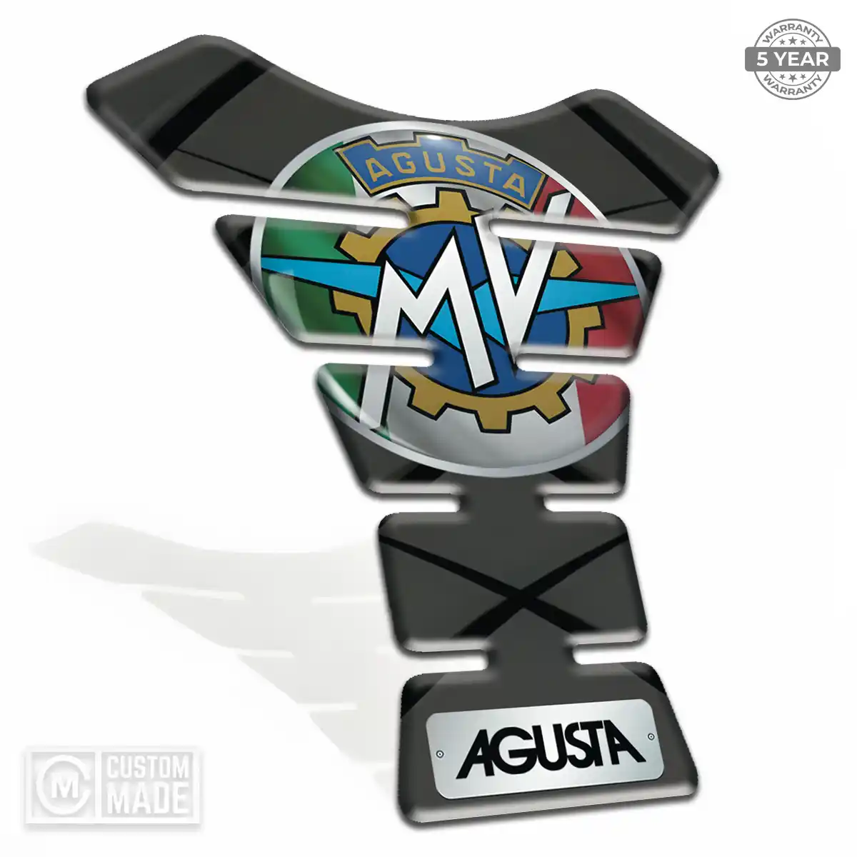 Agusta Domed Tank Pad Elite Finish