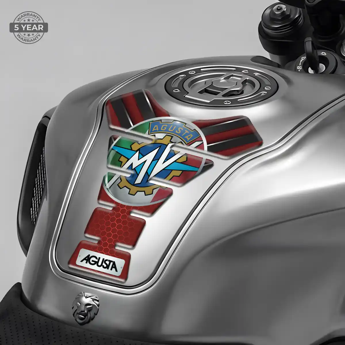 Agusta Domed Tank Pad Refined Design