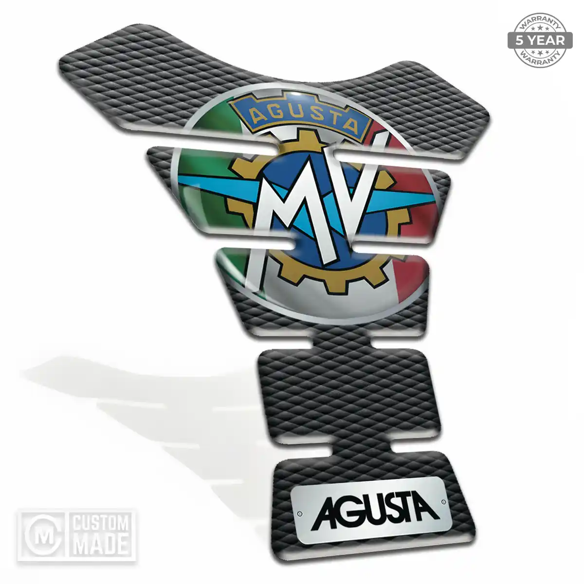 Agusta Domed Tank Pad Sleek Style