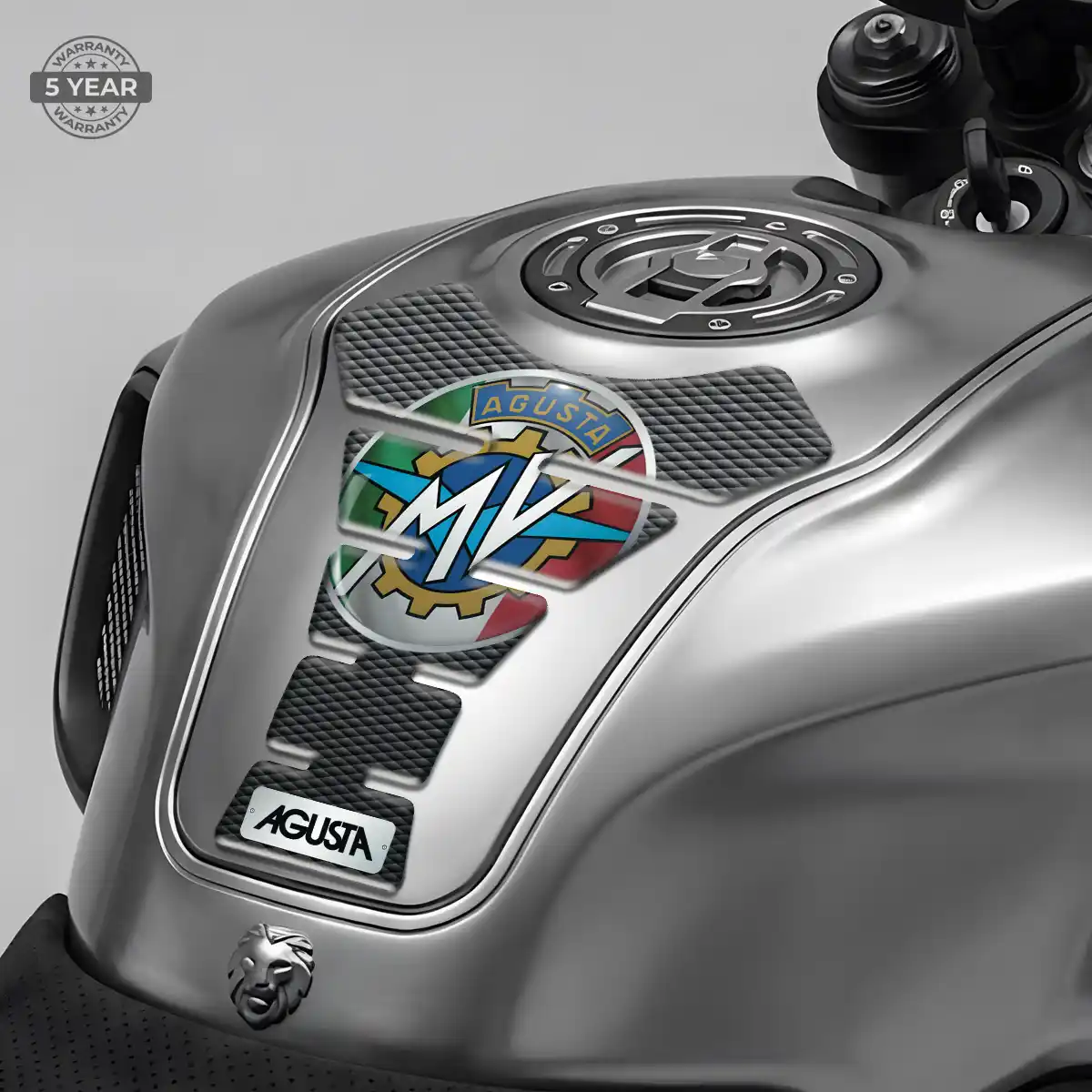 Agusta Domed Tank Pad Sleek Style