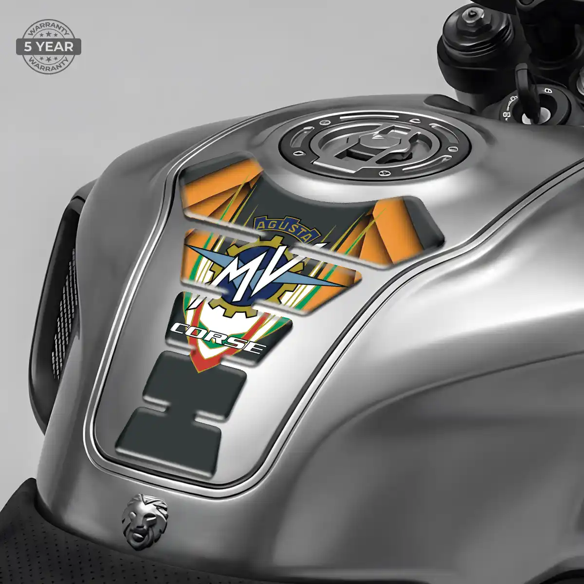 Agusta Domed Tank Protector Elite Finish