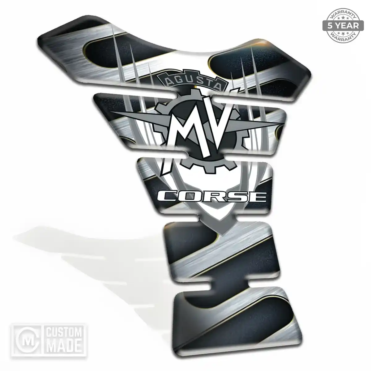 Agusta Domed Tank Sticker Refined Design