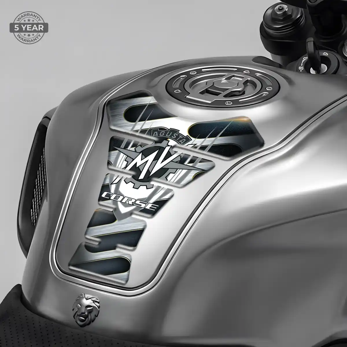 Agusta Domed Tank Sticker Refined Design