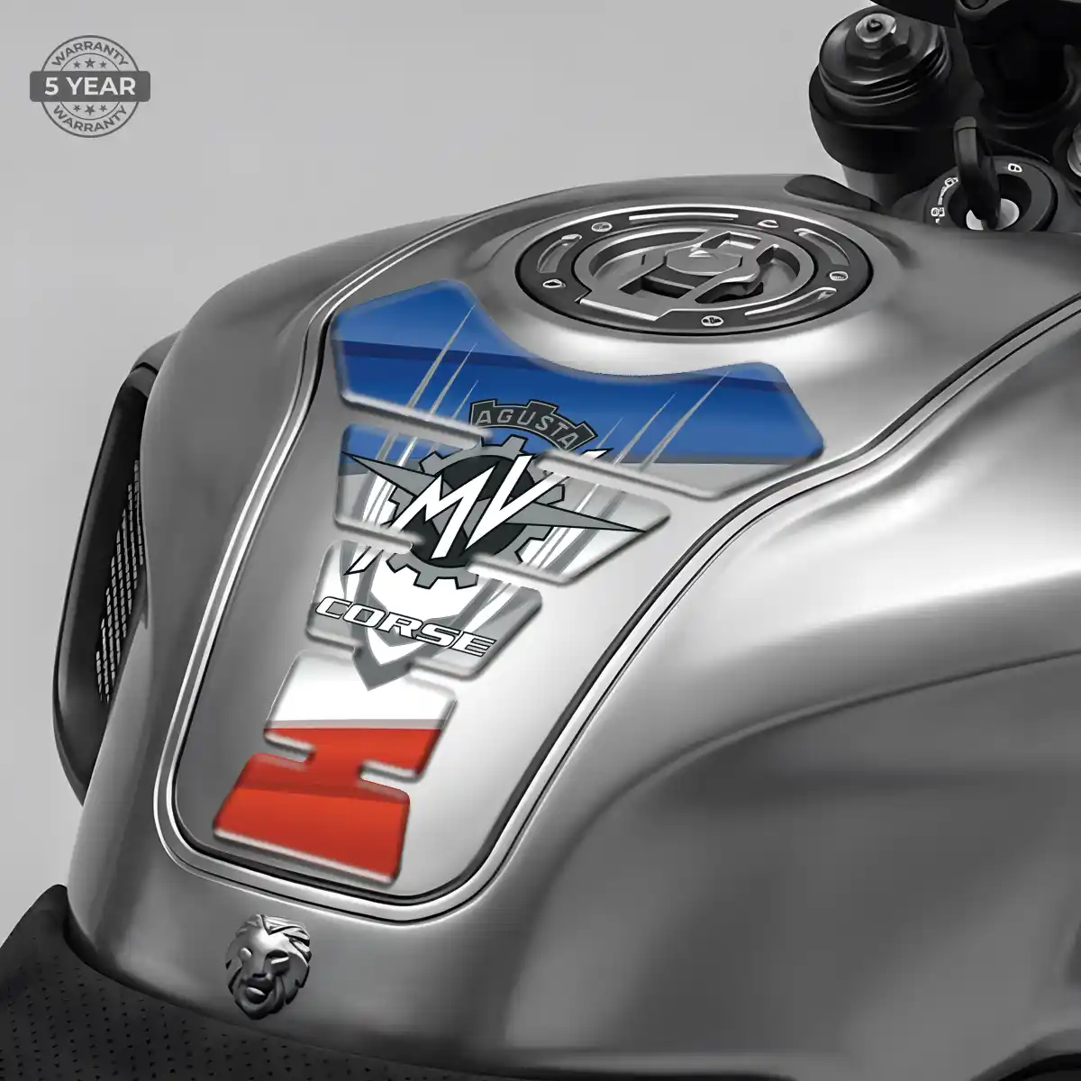 Agusta Domed Tank Sticker Sleek Style