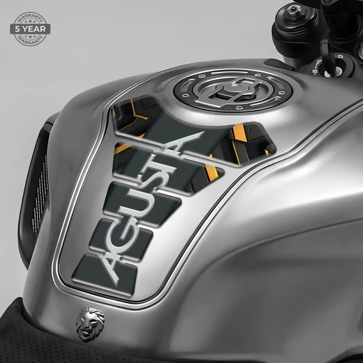 Agusta Fuel Tank Protector Refined Design