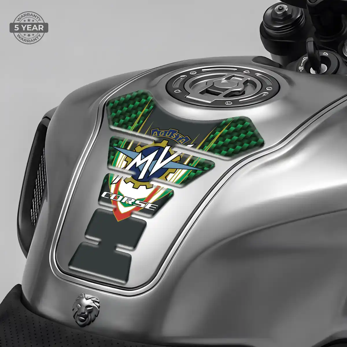 Agusta Motorcycle Tank Pad Refined Design
