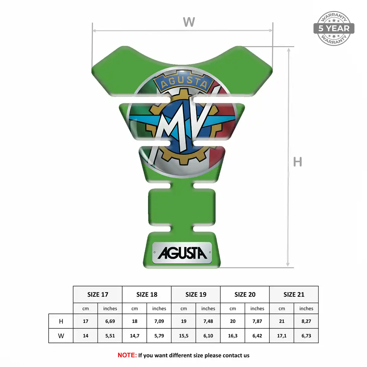 Agusta Tank Decal Refined Design