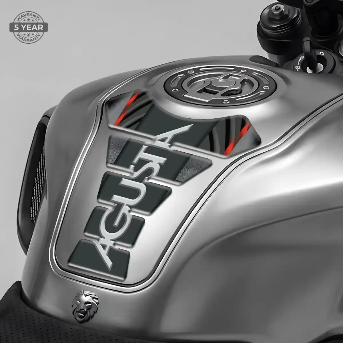Agusta Tank Fuse Guard Motorbike Refined Design