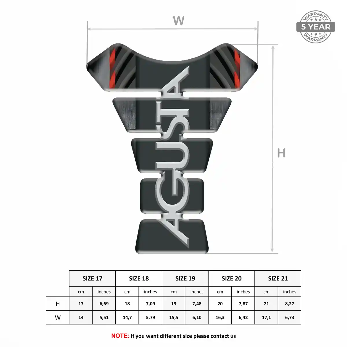 Agusta Tank Fuse Guard Motorbike Refined Design