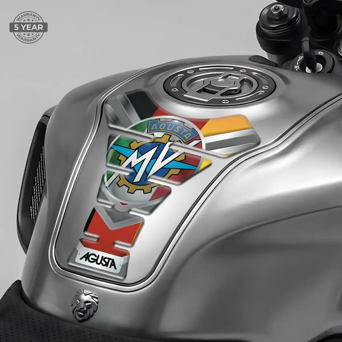 Agusta Tank Fuse Guard Motorcycle Elite Finish