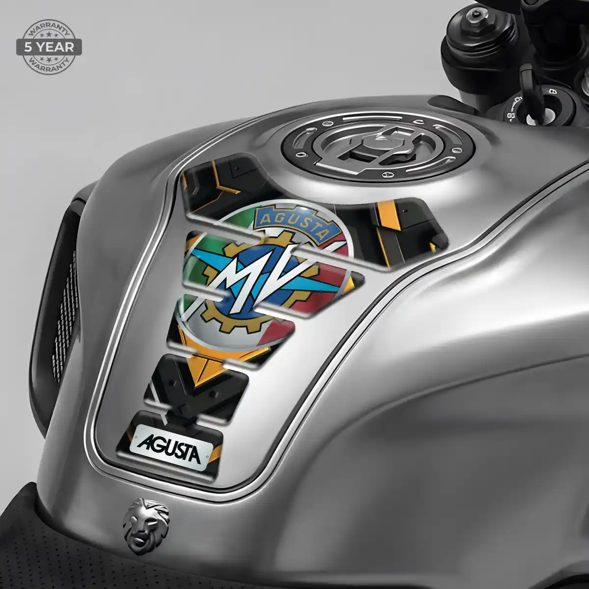 Agusta Tank Fuse Guard Motorcycle Sleek Style