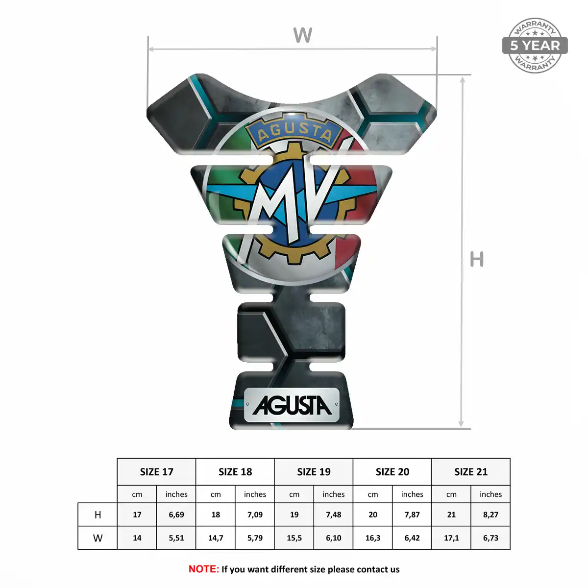 Agusta Tank Fuse Motorbike Signature Grade
