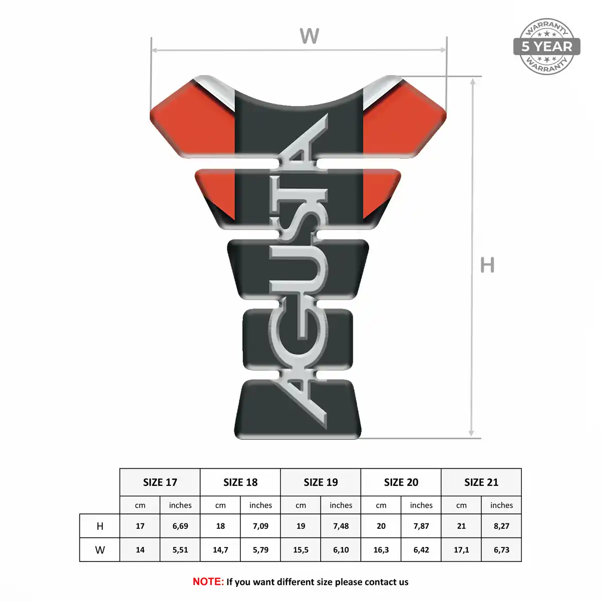 Agusta Tank Fuse Motorcycle Prime Quality