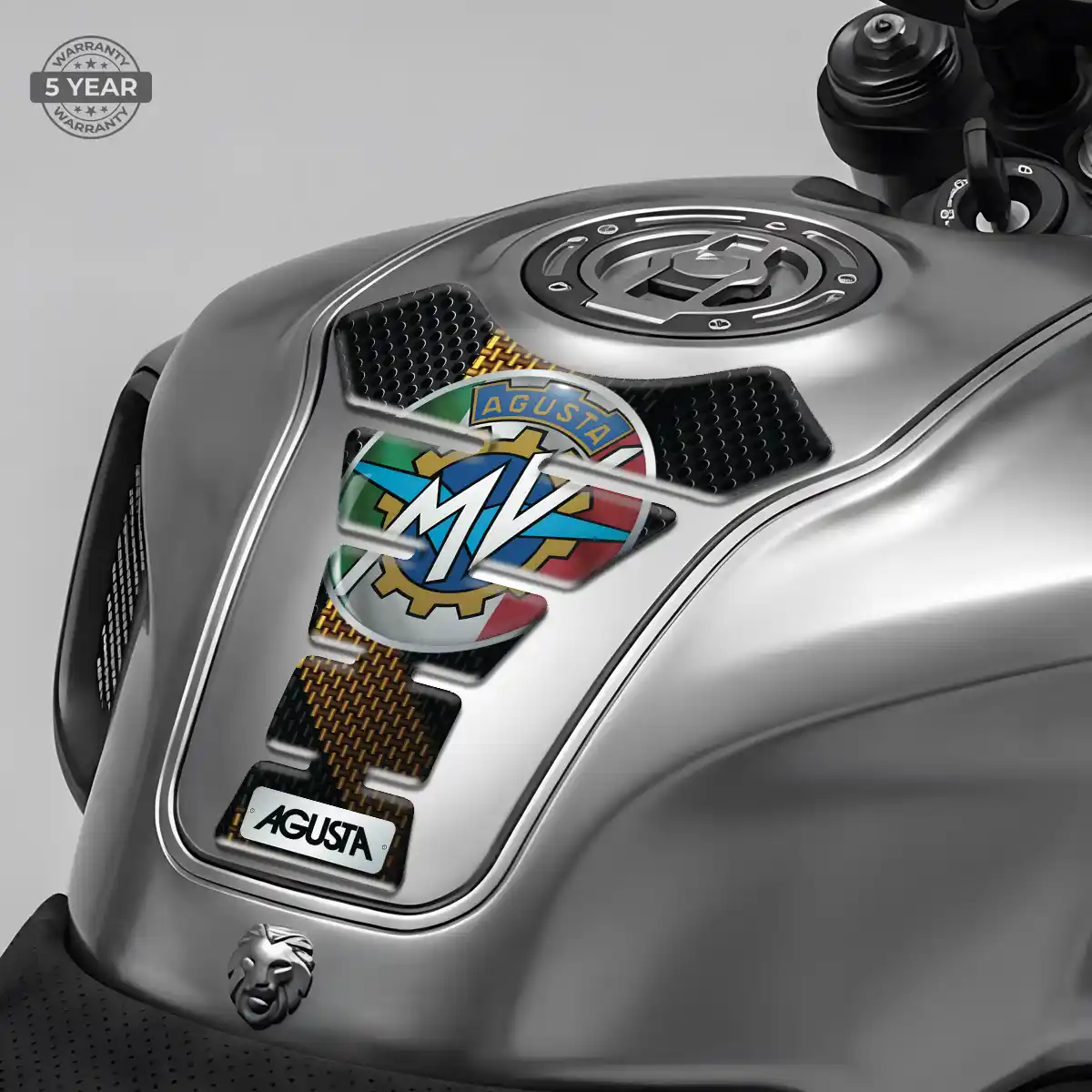 Agusta Tank Fuse Motorcycle Sleek Style