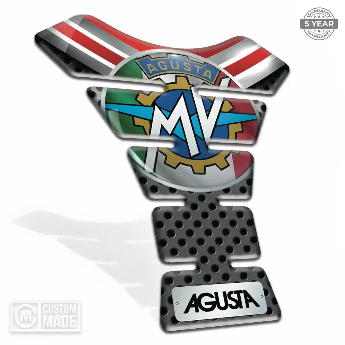 Agusta Tank Fuse Pad Motorbike Elite Finish