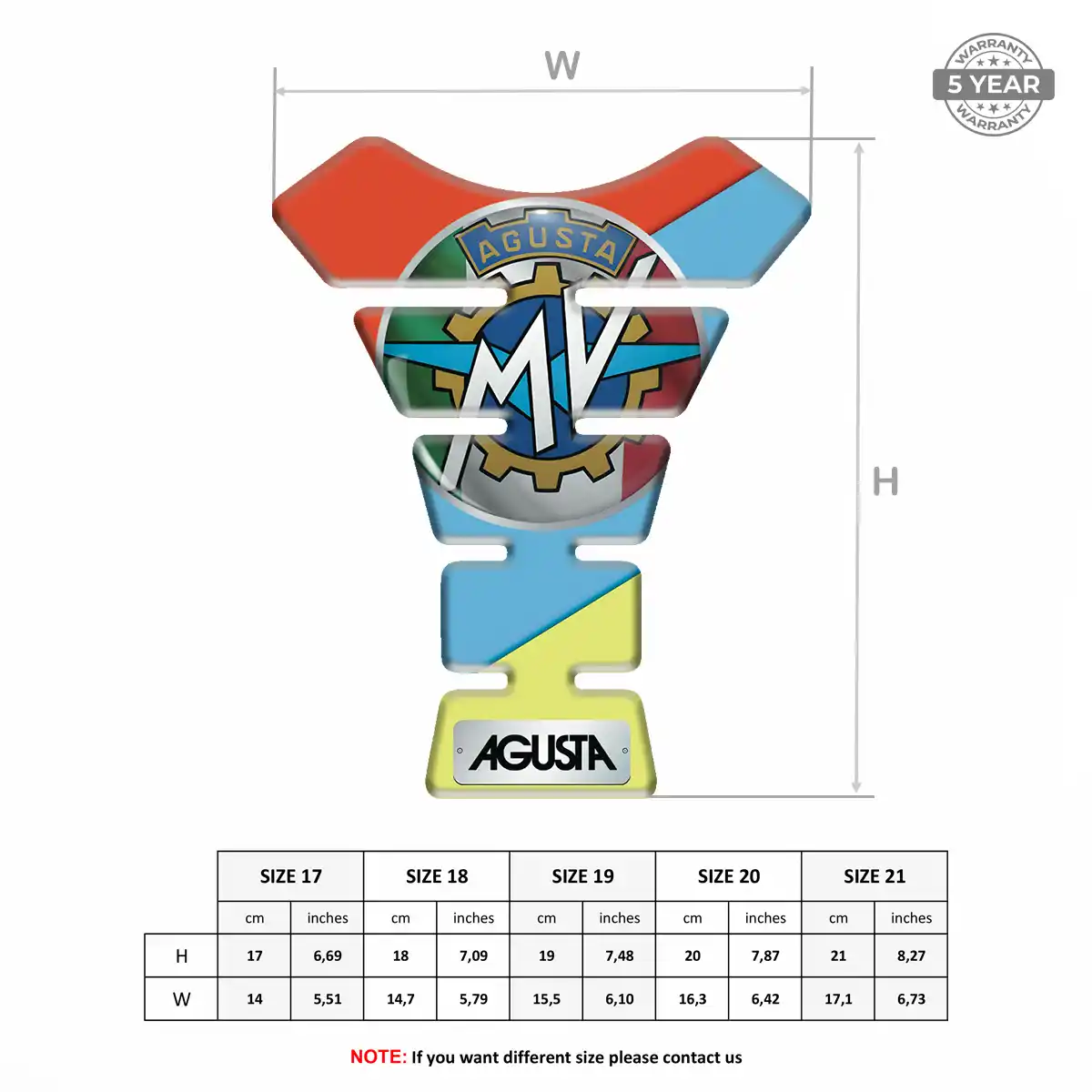 Agusta Tank Fuse Pad Signature Grade