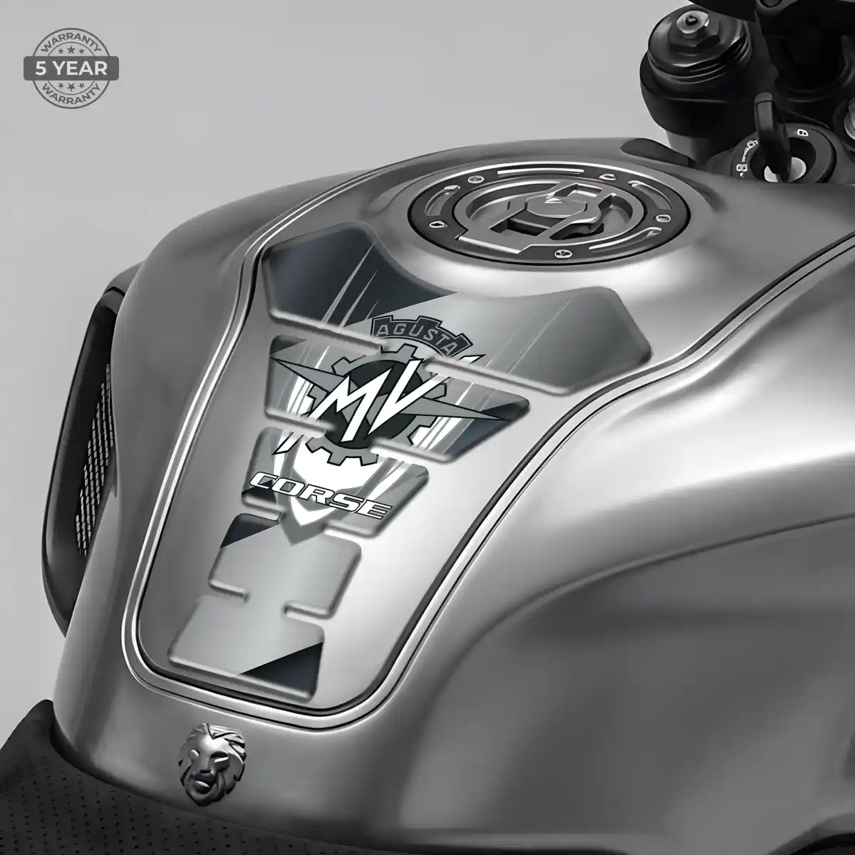 Agusta Tank Fuse Pads Motorcycle Refined Design