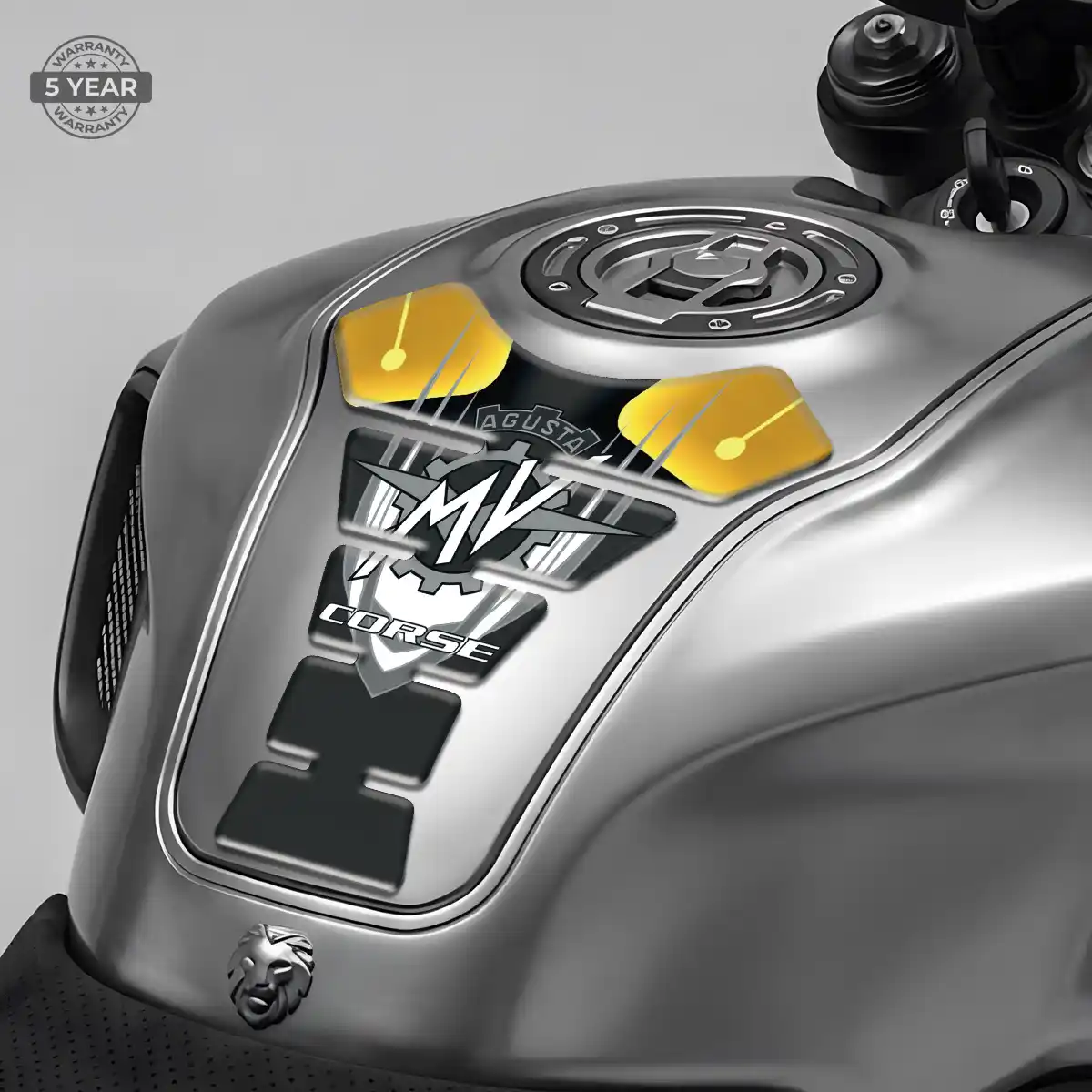 Agusta Tank Fuse Protector Motorbike Refined Design