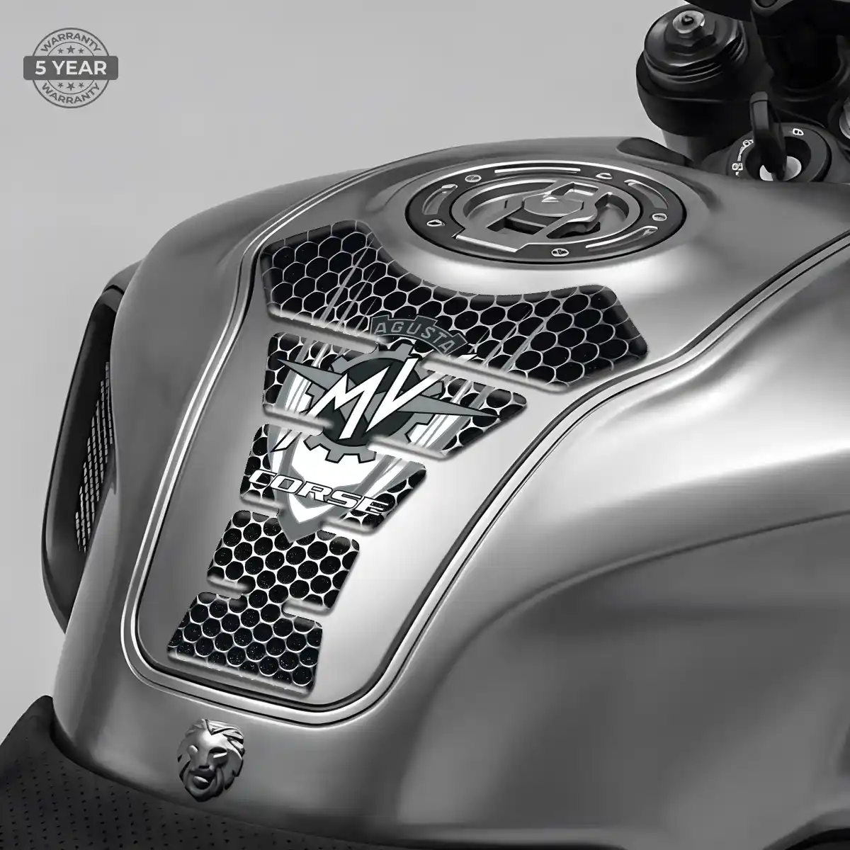 Agusta Tank Fuse Protector Motorcycle Elite Finish