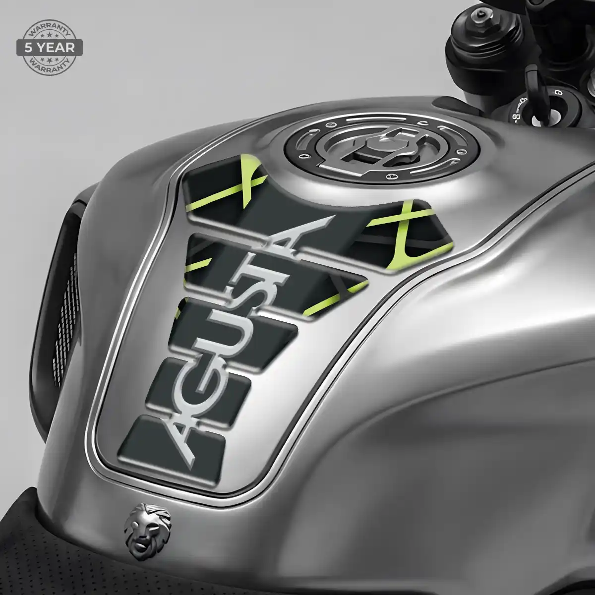 Agusta Tank Fuse Protector Motorcycle Sleek Style