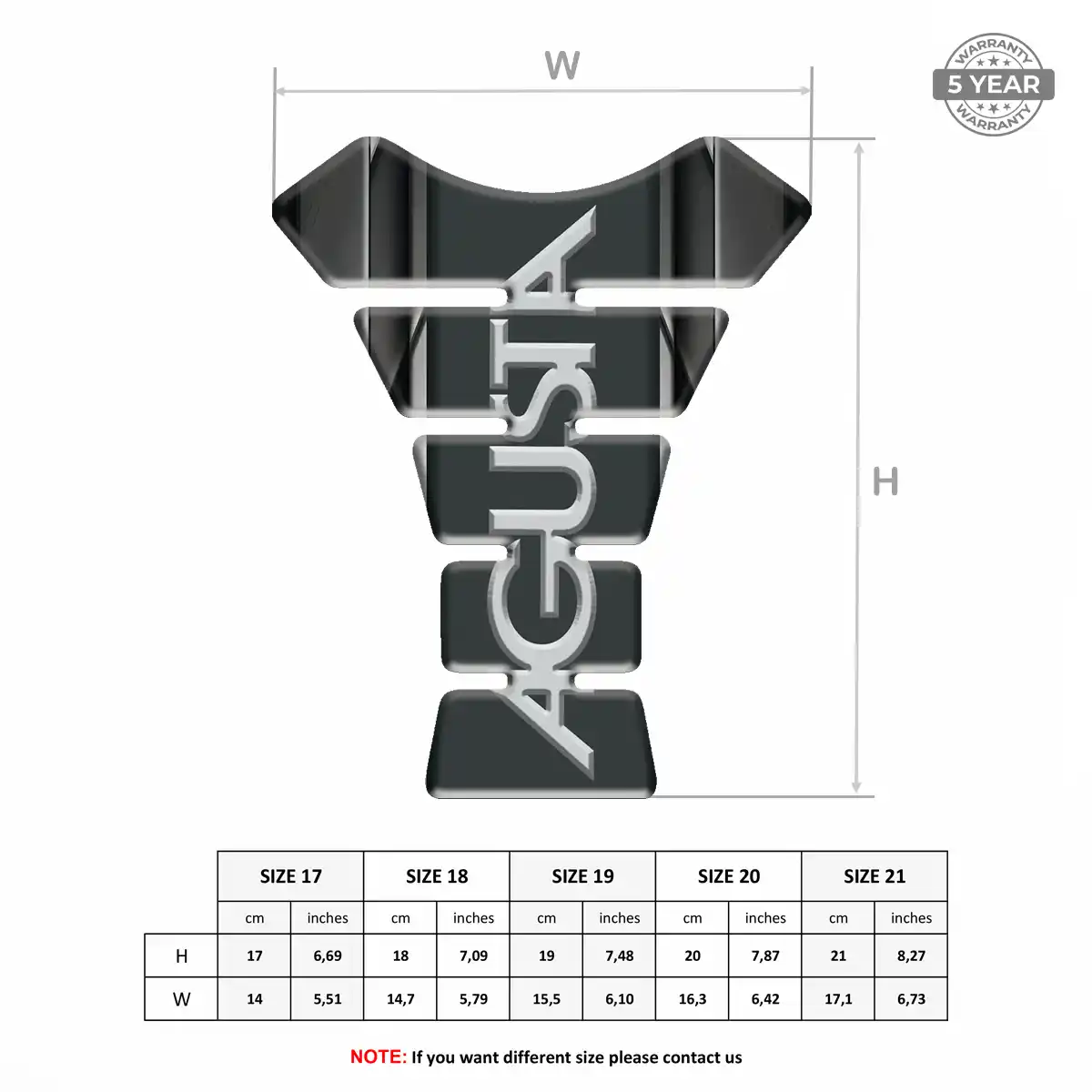 Agusta Tank Guard Motorbike Prime Quality
