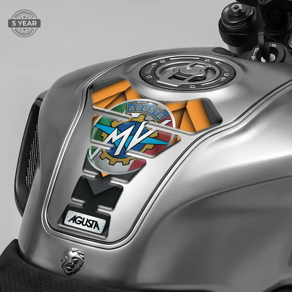 Agusta Tank Guard Pad Motorbike Sleek Style