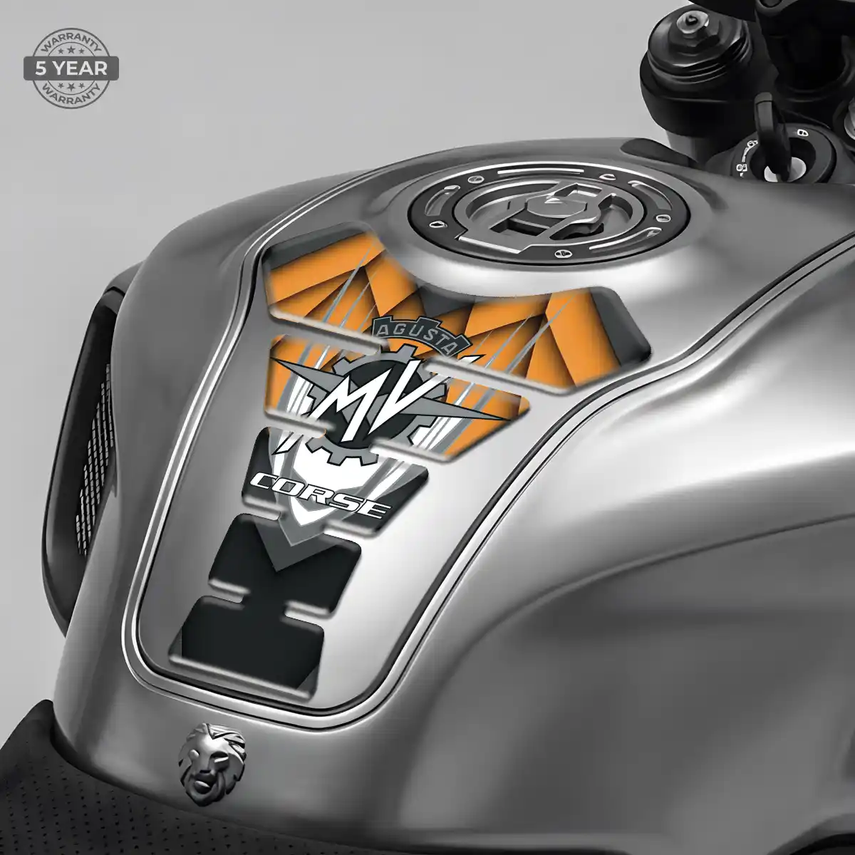 Agusta Tank Guard Pad Motorcycle Elite Finish
