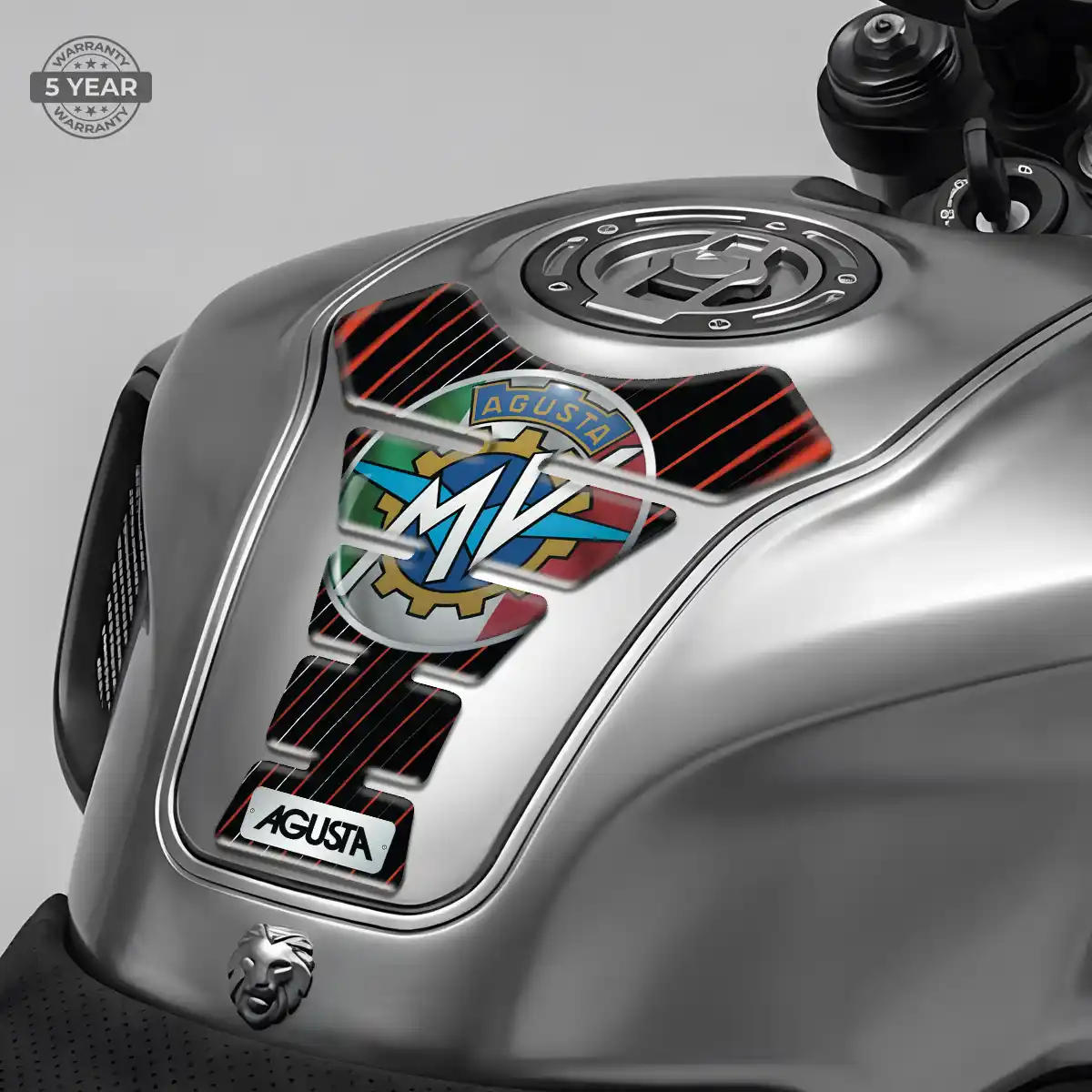 Agusta Tank Guard Pad Motorcycle Sleek Style