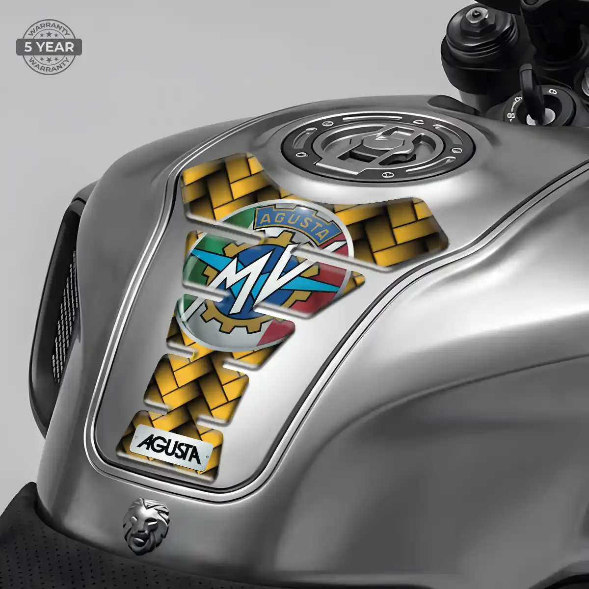 Agusta Tank Guard Pad Sleek Style