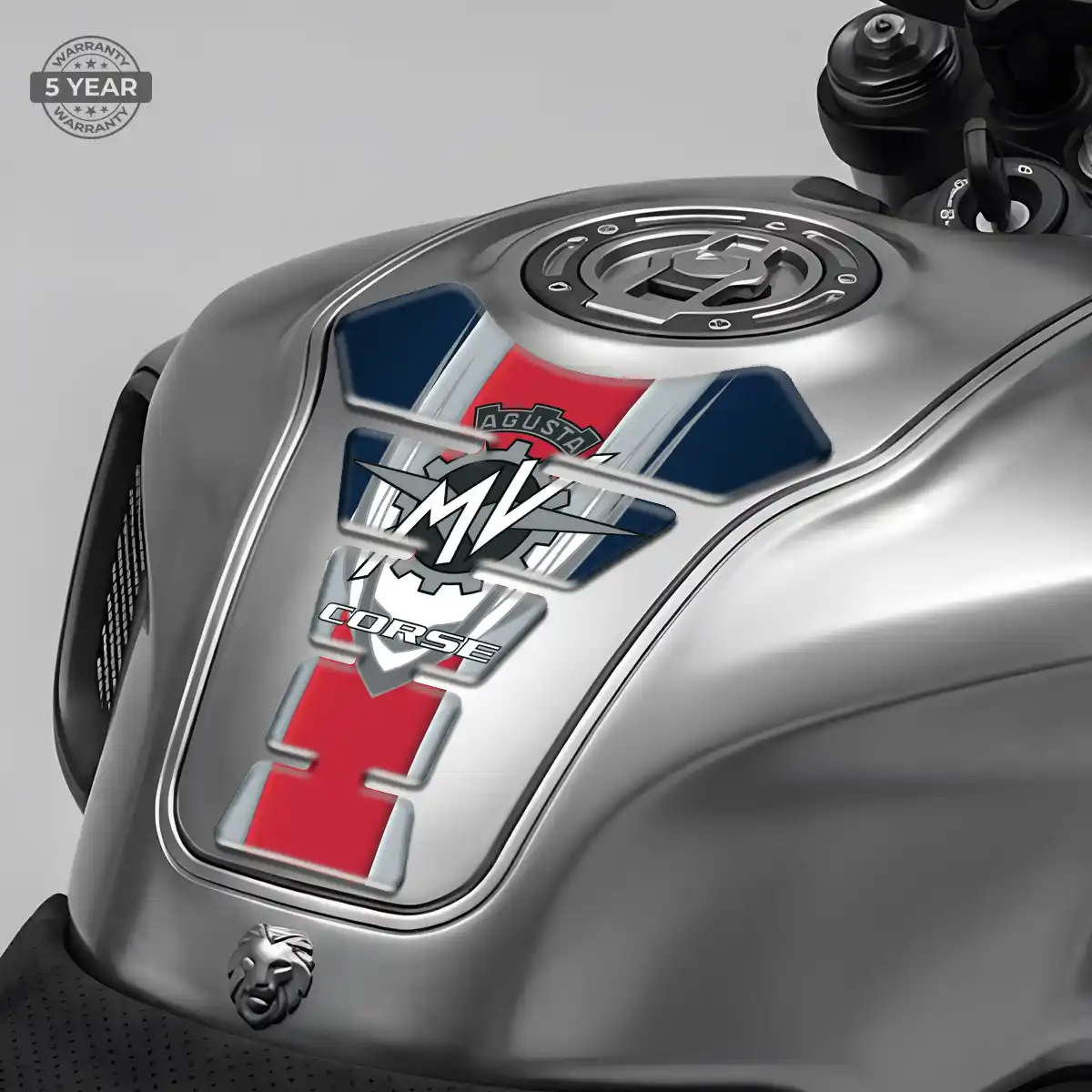 Agusta Tank Guard Pads Motorcycle Sleek Style